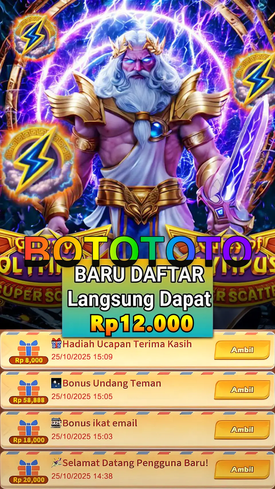 BOTOTOTO Masuk